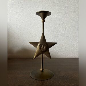 Vintage Star Celestial Candlestick holder